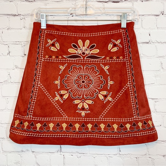miami Dresses & Skirts - Miami Skirt embroidery tribal mini